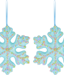 4325 SNOWFLAKE JOLLY XMAS S/6